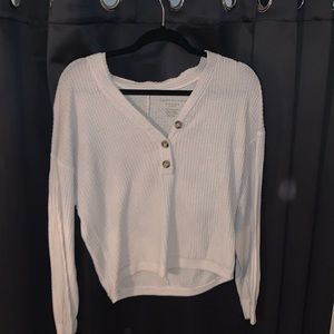 American Eagle Soft & Sexy long sleeve crop top